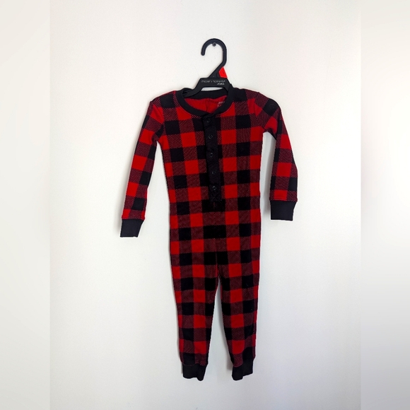 LLBean unisex fitted onesie pajamas size 2T - Picture 1 of 3